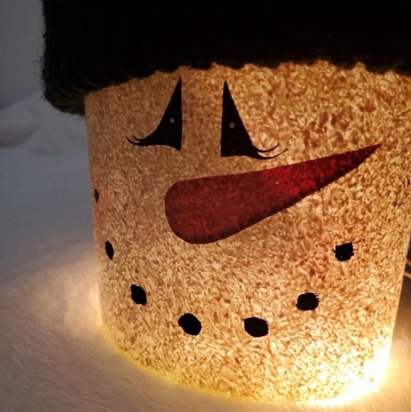 Lighted Plug In Snowman - Picture 3 of 5